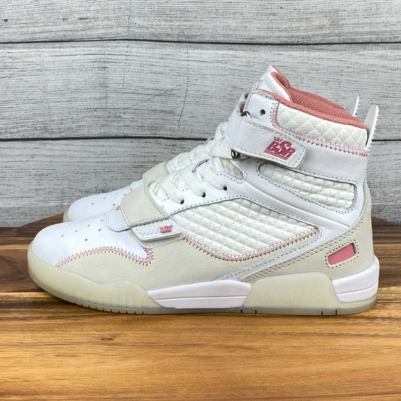 Supra | Shoes | Supra Breaker White Leather High Top Skate  display picture 3